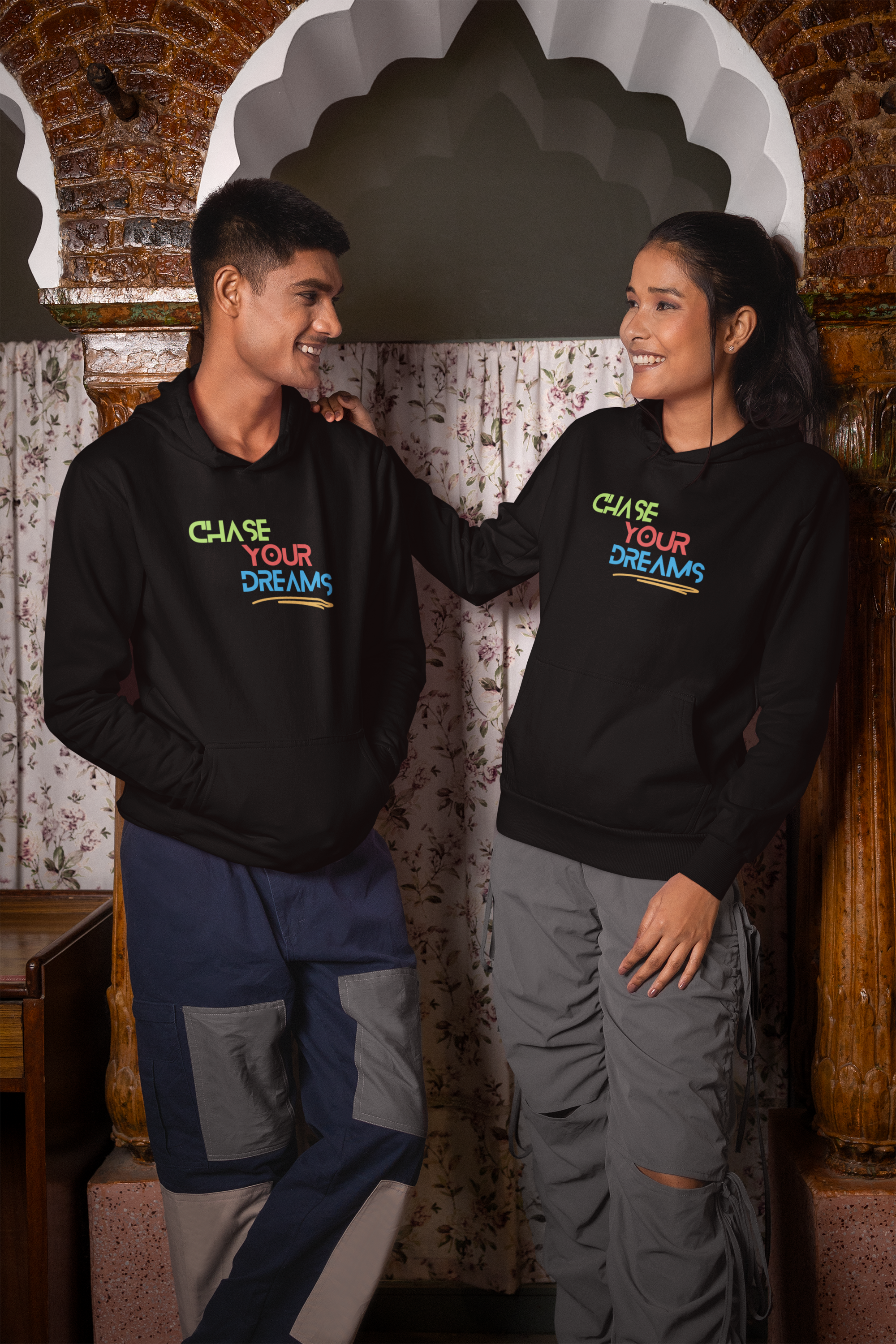 Chase Your Dream - Black Unisex Hoodie