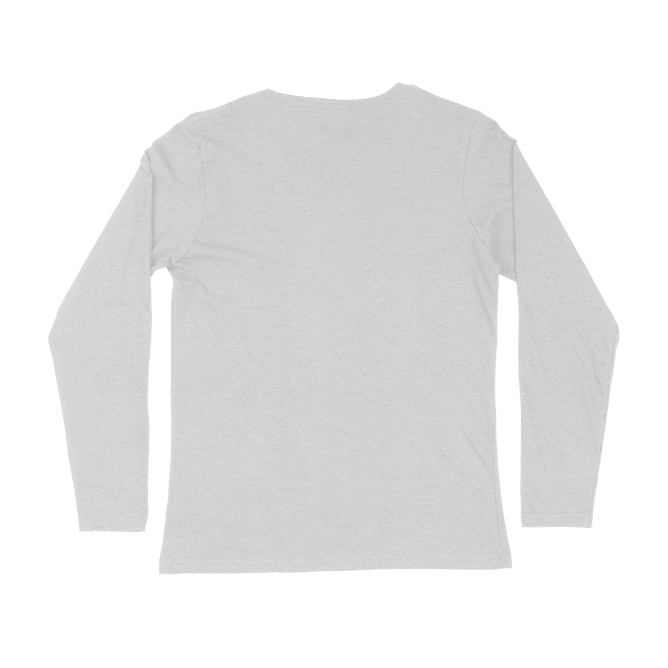 Men's Melange Grey Full Sleeve T-shirt