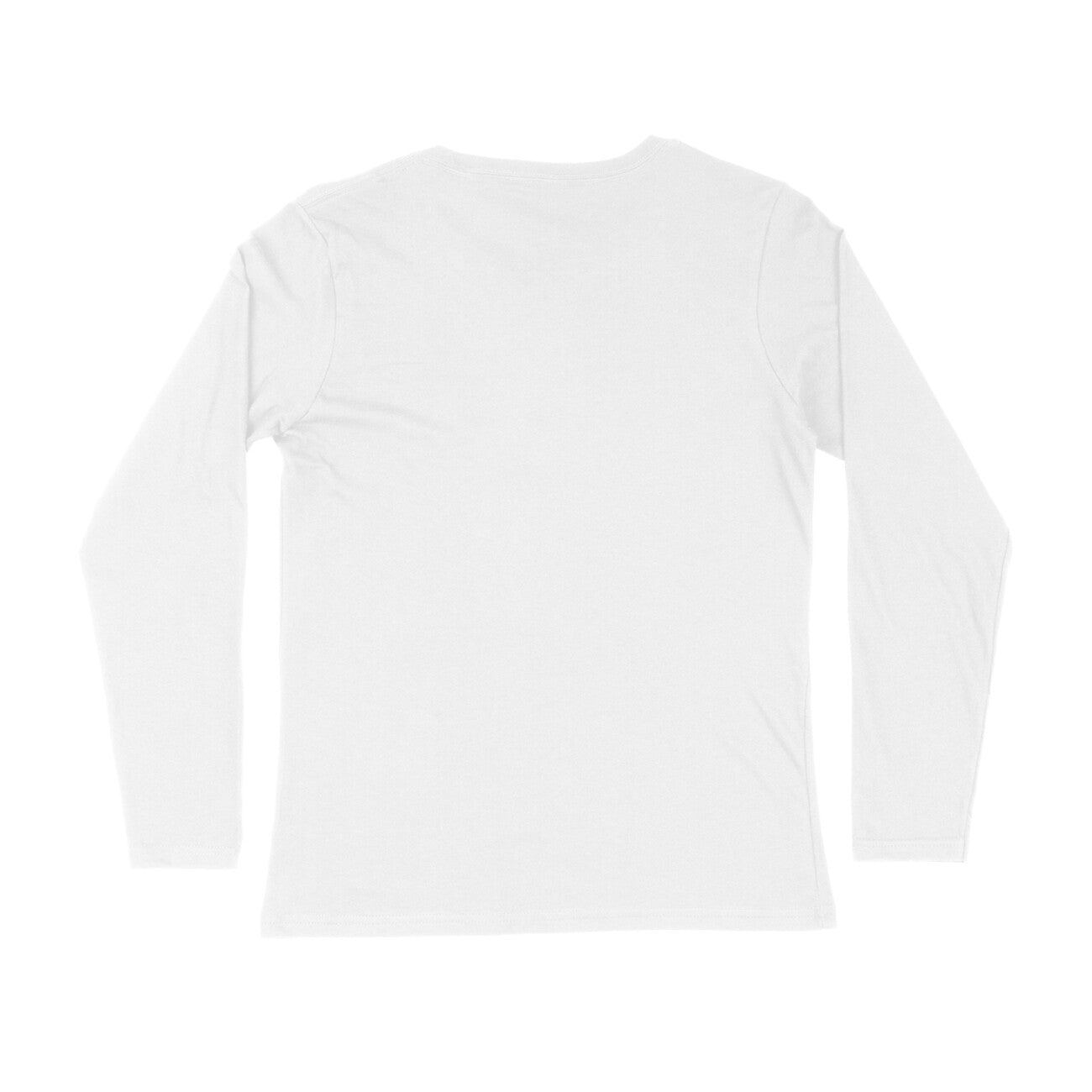 Men's White Full Sleeve T-shirt