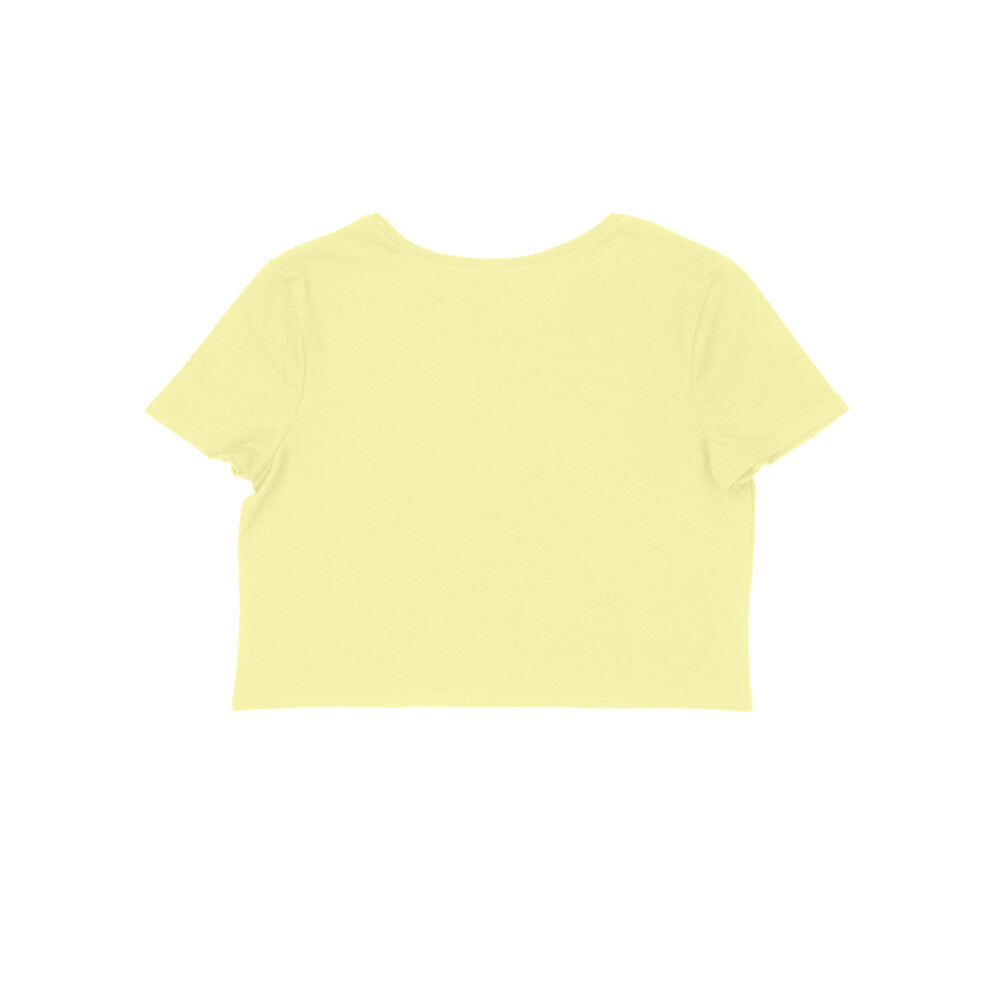 Women's Butter Yellow Crop Top