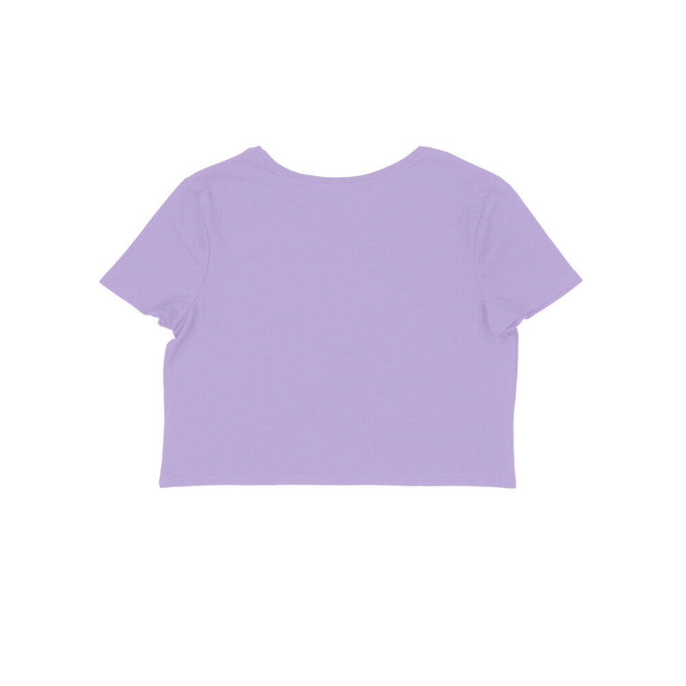 Women's Iris Lavender Crop Top