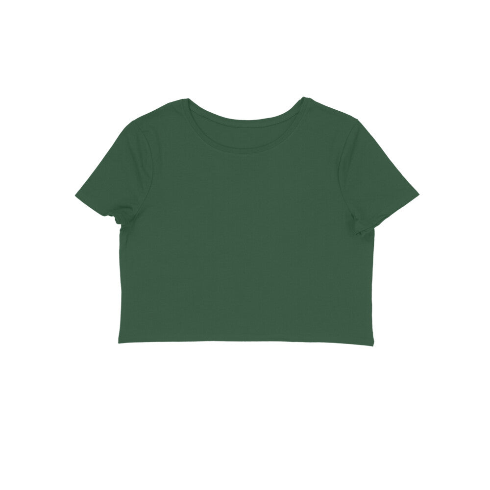 Women's Olive Green Crop Top