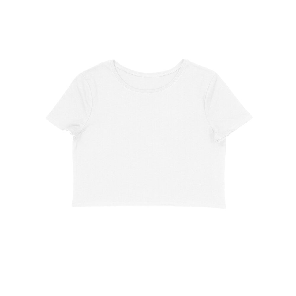 Women's White Crop Top