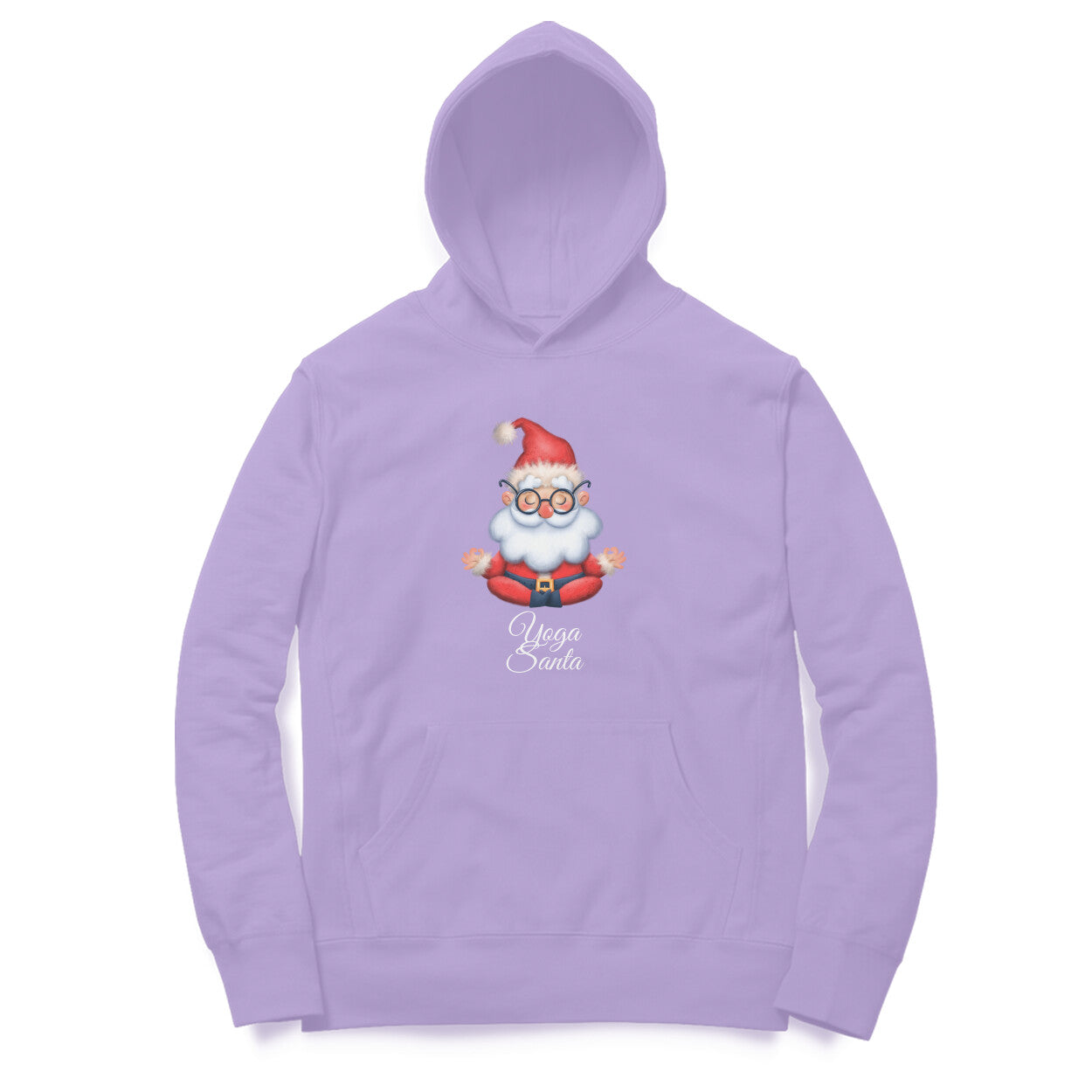 Yoga Santa - Unisex Iris Lavender Hoodie