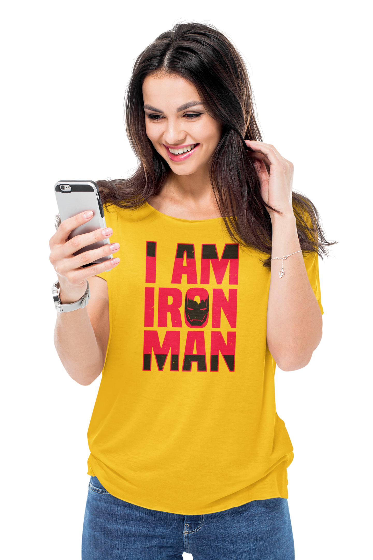 TNH - Women's Round Neck Tshirt - I AM IRONMAN