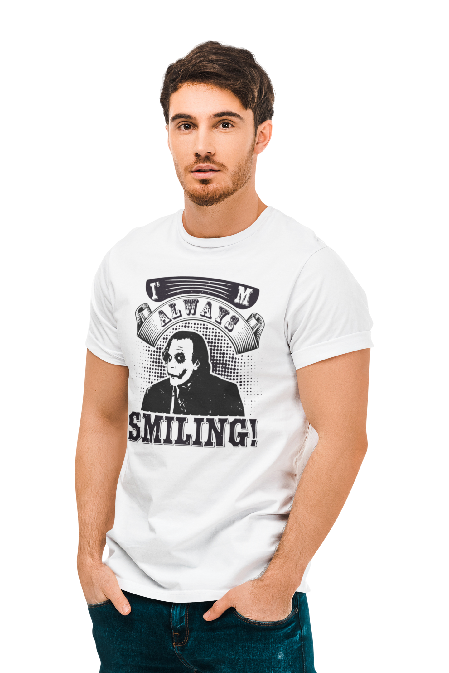 TNH - Men's Round Neck Tshirt - Joker - Always Smiling