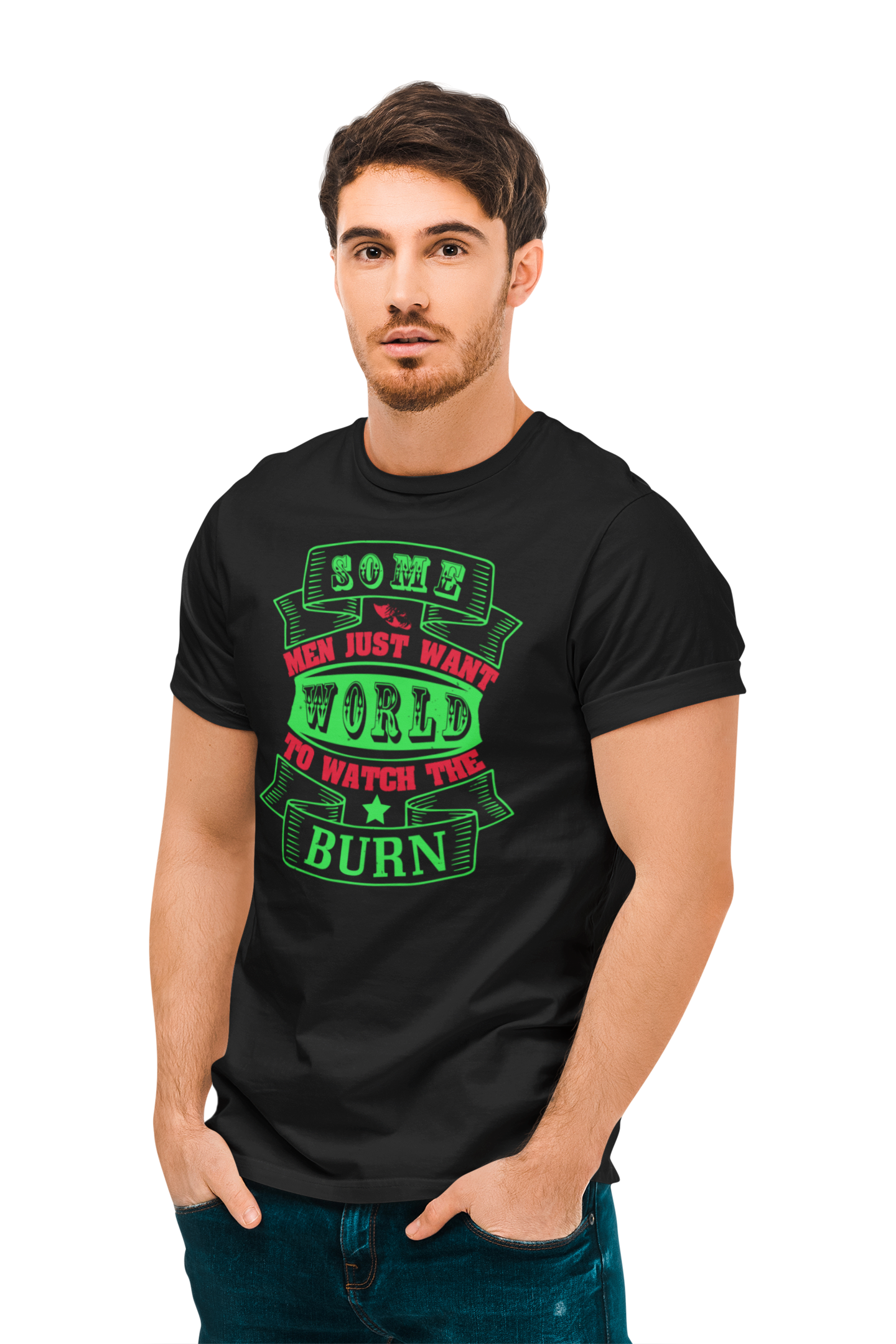 TNH - Men's Round Neck Tshirt - Joker - Watch the Burn
