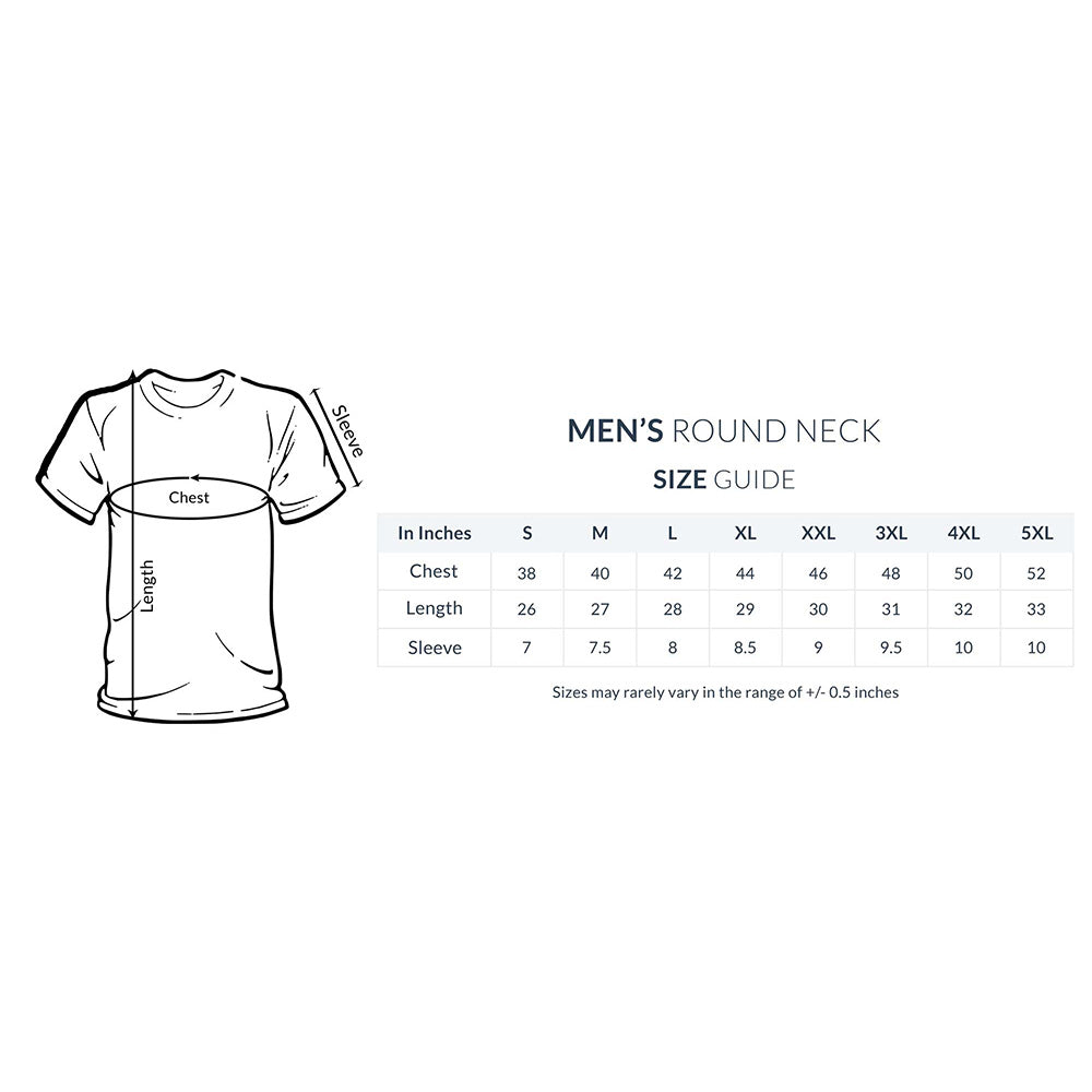 TNH - Men's Round Neck Tshirt - Train Hard