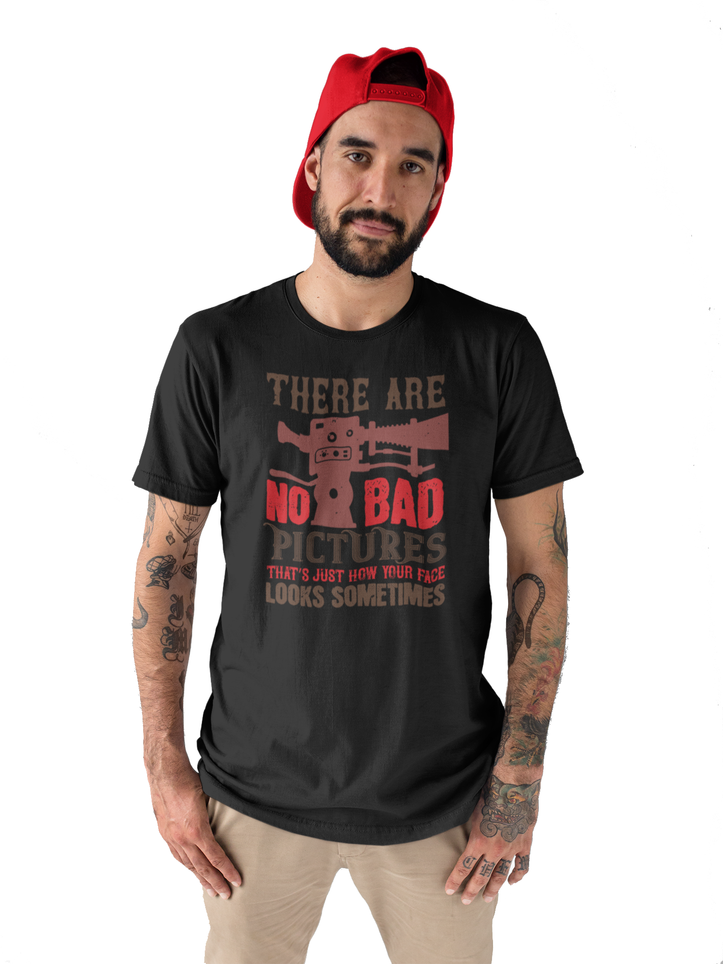 TNH - Men's Round Neck Tshirt - No Bad Pictures