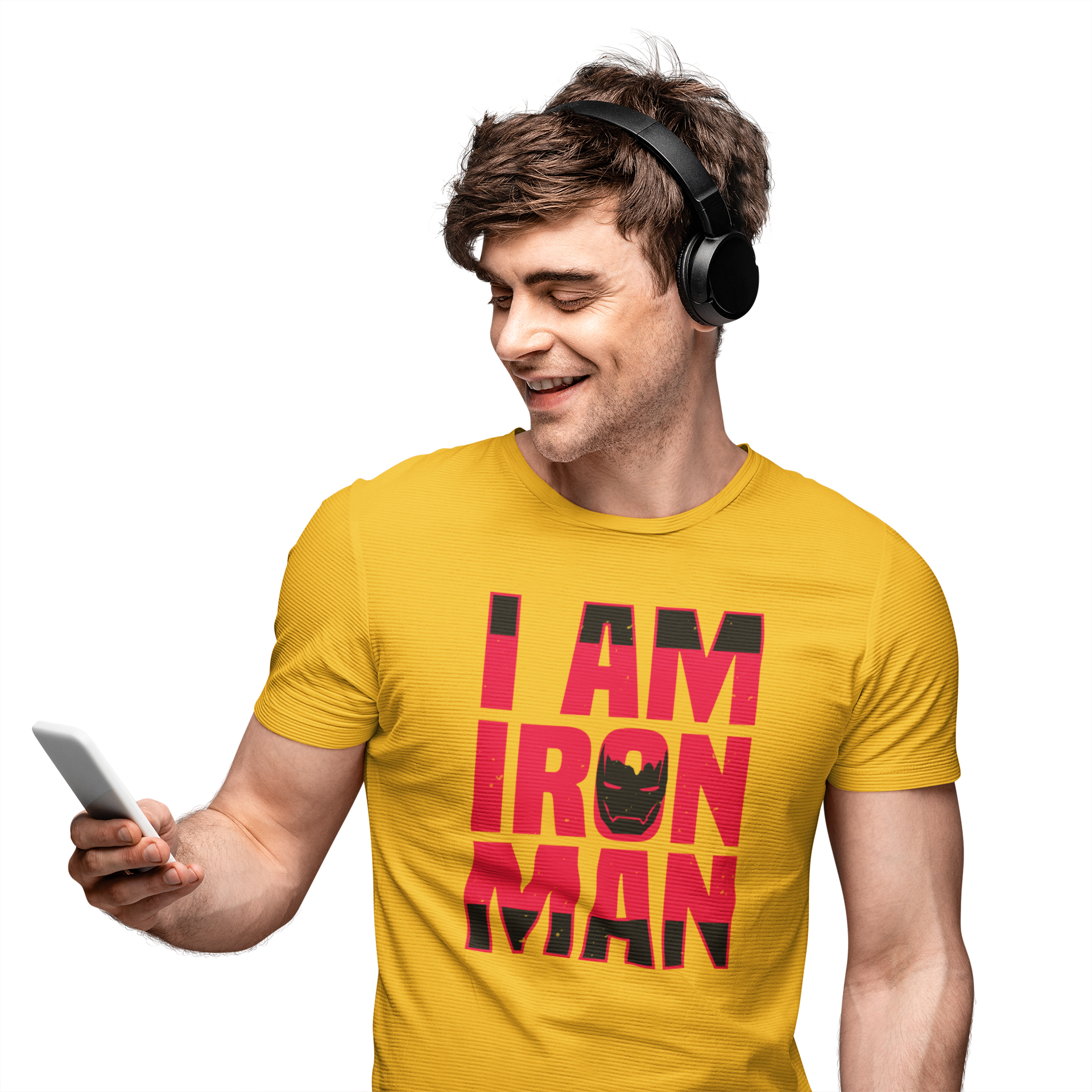 TNH - Men's Round Neck Tshirt - I Am IRON MAN