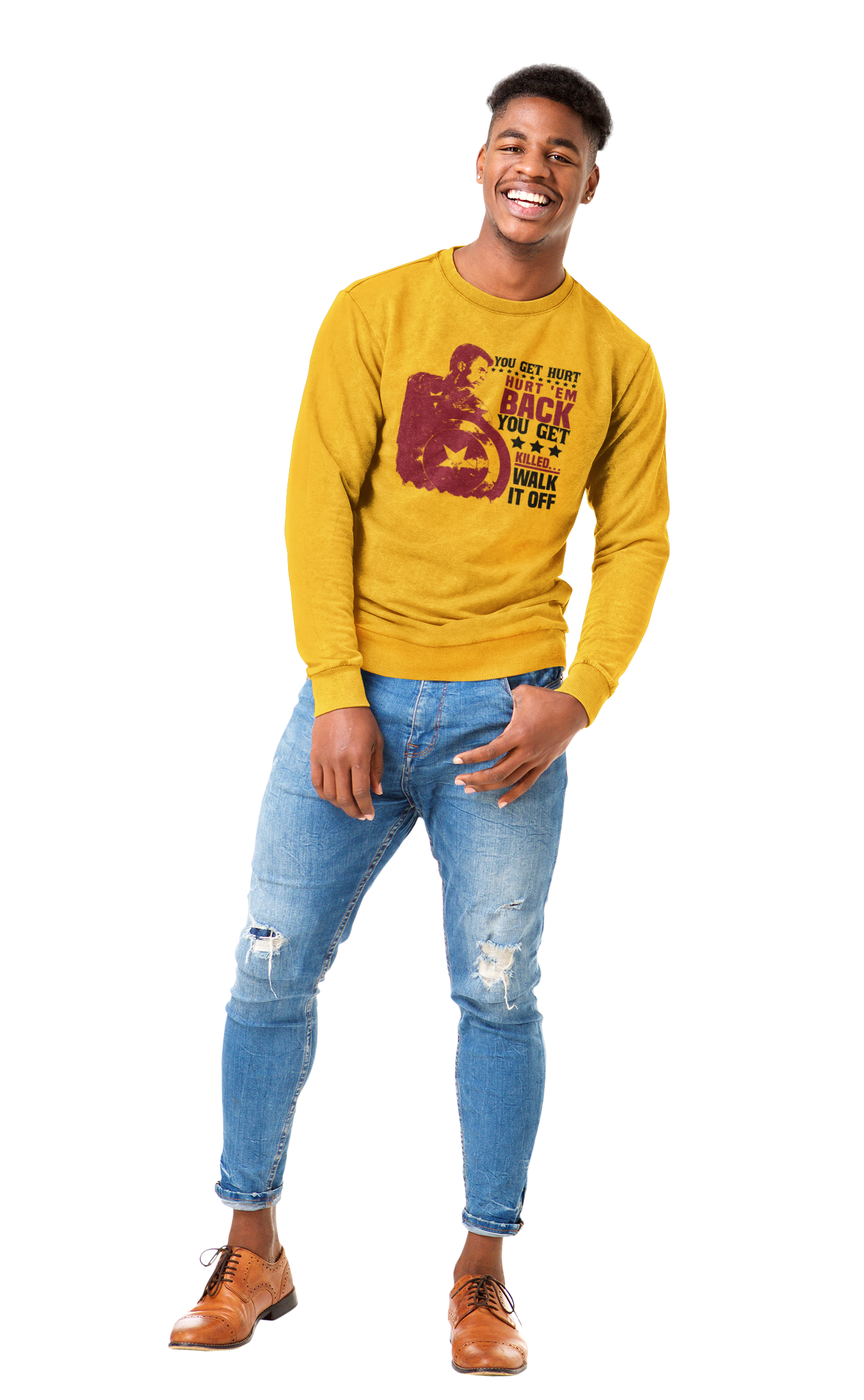 TNH - Sweat Shirt - Captain America - Hurt