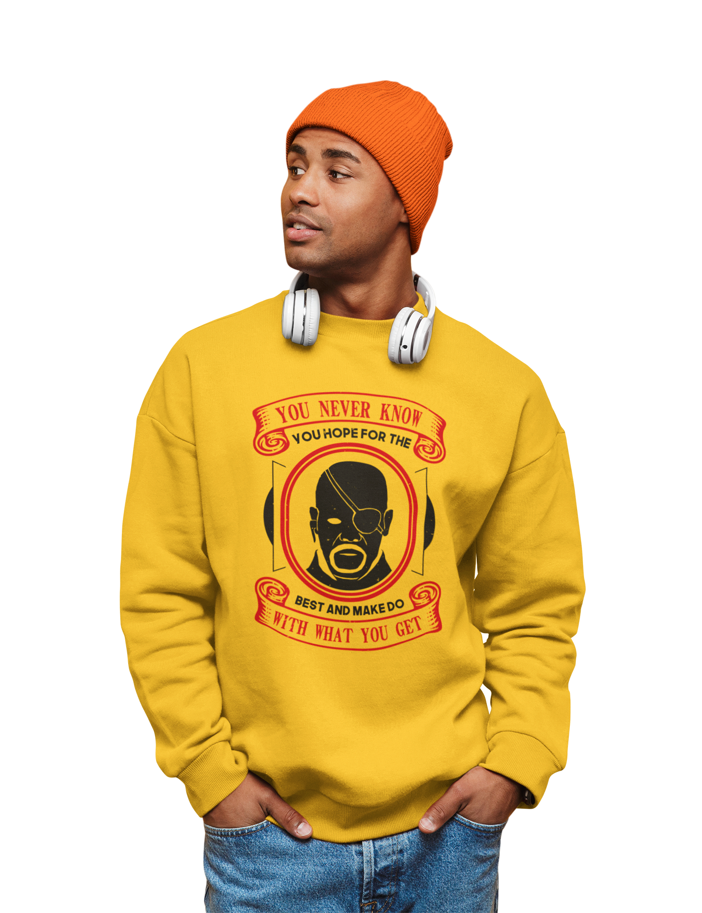 TNH - Sweat Shirt - Nick Fury - What you Get