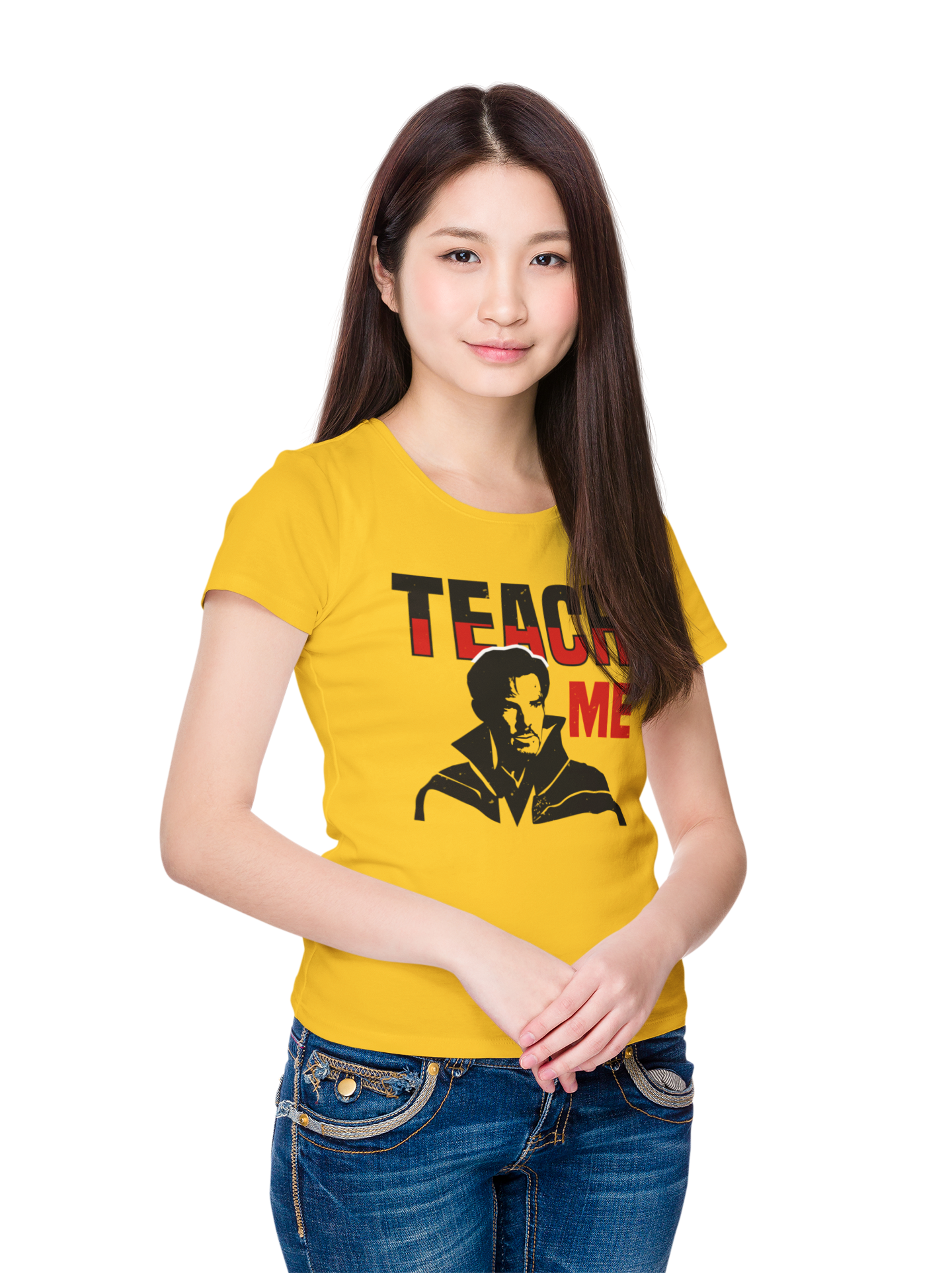 TNH - Women's Round Neck Tshirt - Dr. Strange - Teach Me