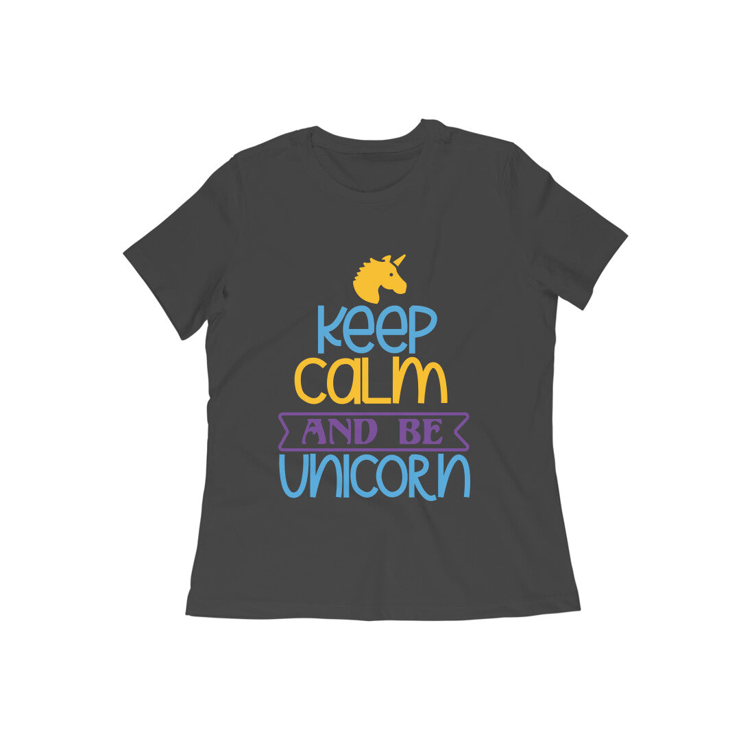TNH - Women's Round Neck Tshirt - Unicorn Love