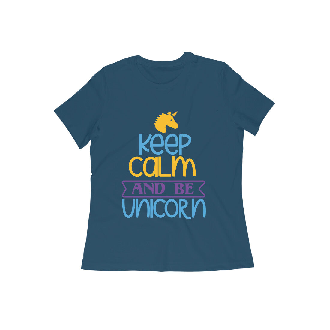 TNH - Women's Round Neck Tshirt - Unicorn Love