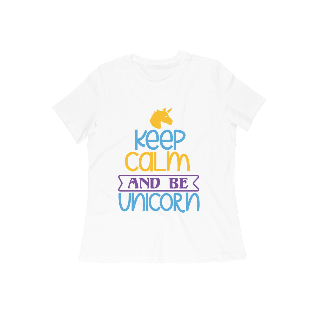 TNH - Women's Round Neck Tshirt - Unicorn Love