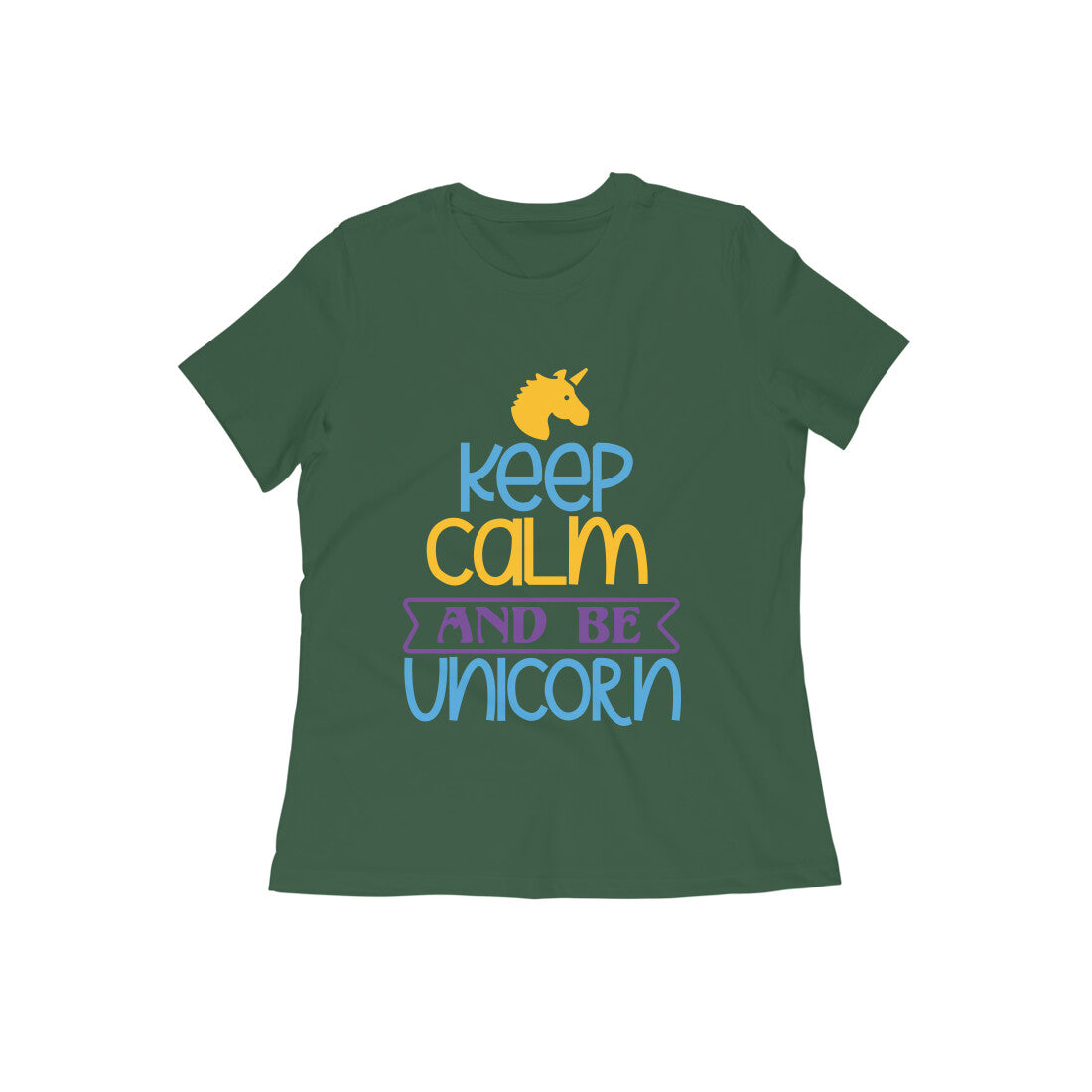 TNH - Women's Round Neck Tshirt - Unicorn Love