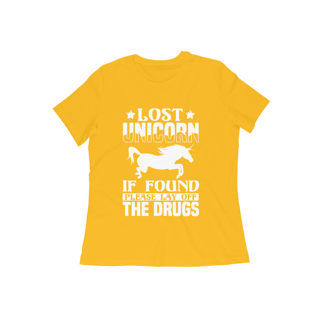 TNH - Women's Round Neck Tshirt - Unicorn Love