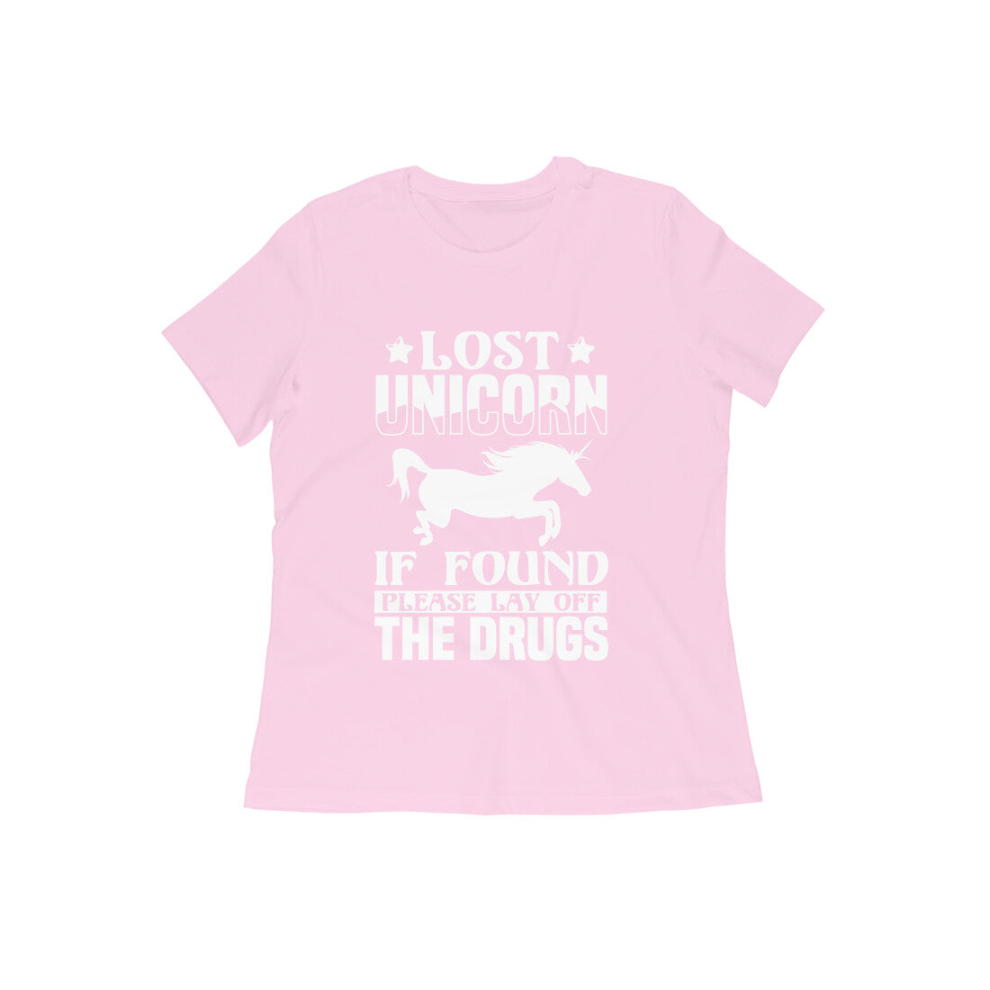 TNH - Women's Round Neck Tshirt - Unicorn Love