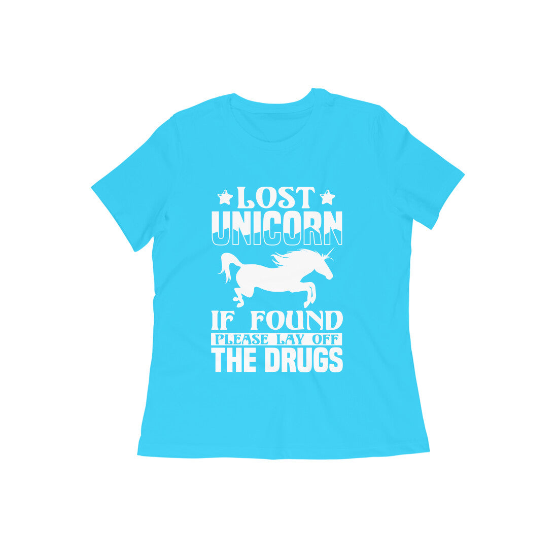 TNH - Women's Round Neck Tshirt - Unicorn Love