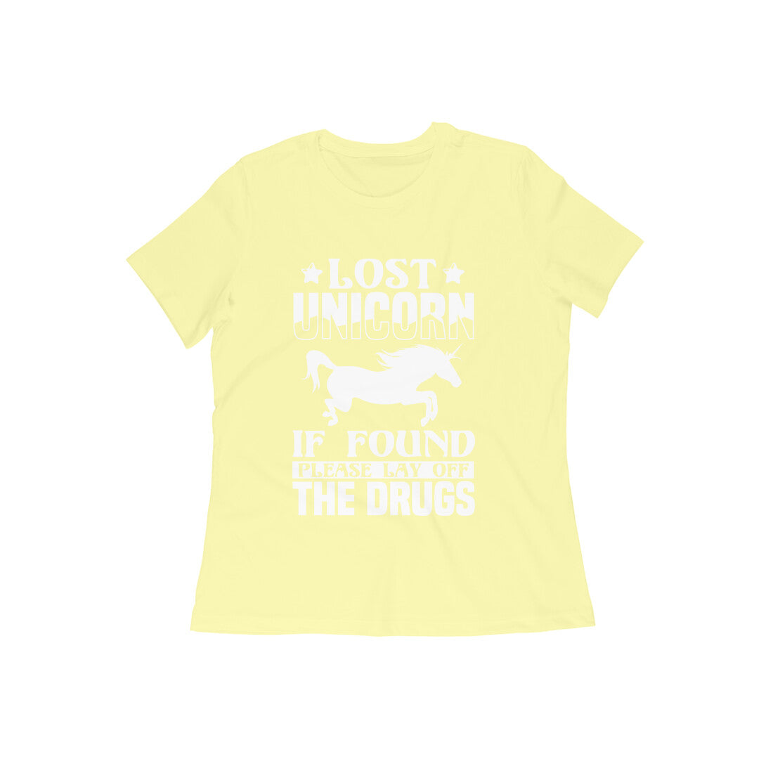 TNH - Women's Round Neck Tshirt - Unicorn Love