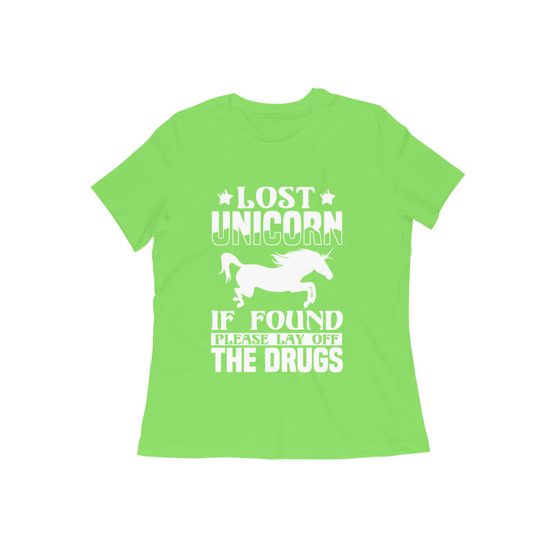 TNH - Women's Round Neck Tshirt - Unicorn Love