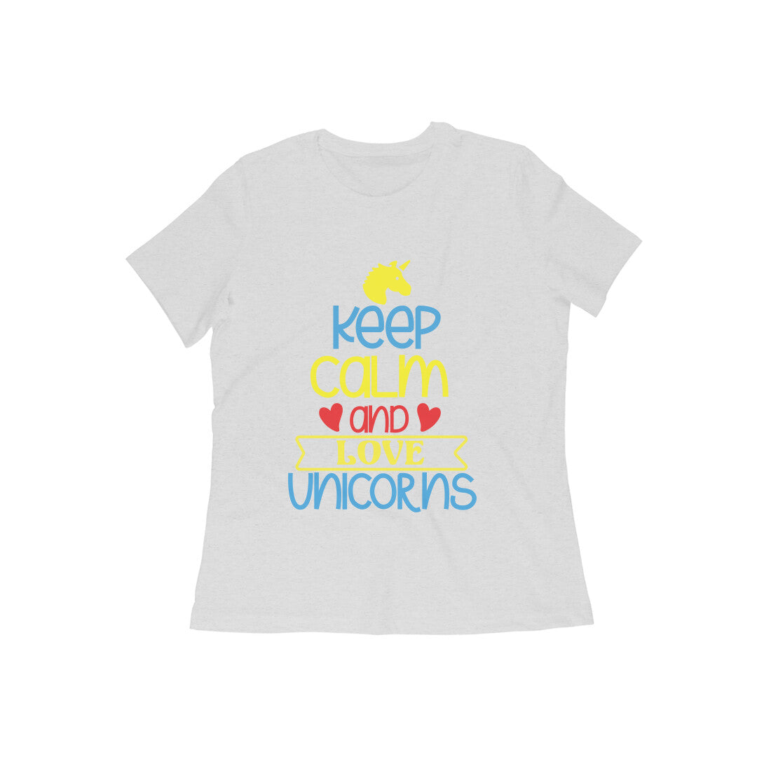 TNH - Women's Round Neck Tshirt - Unicorn Love