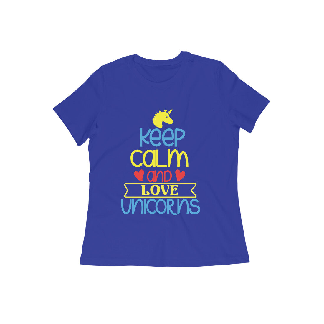 TNH - Women's Round Neck Tshirt - Unicorn Love