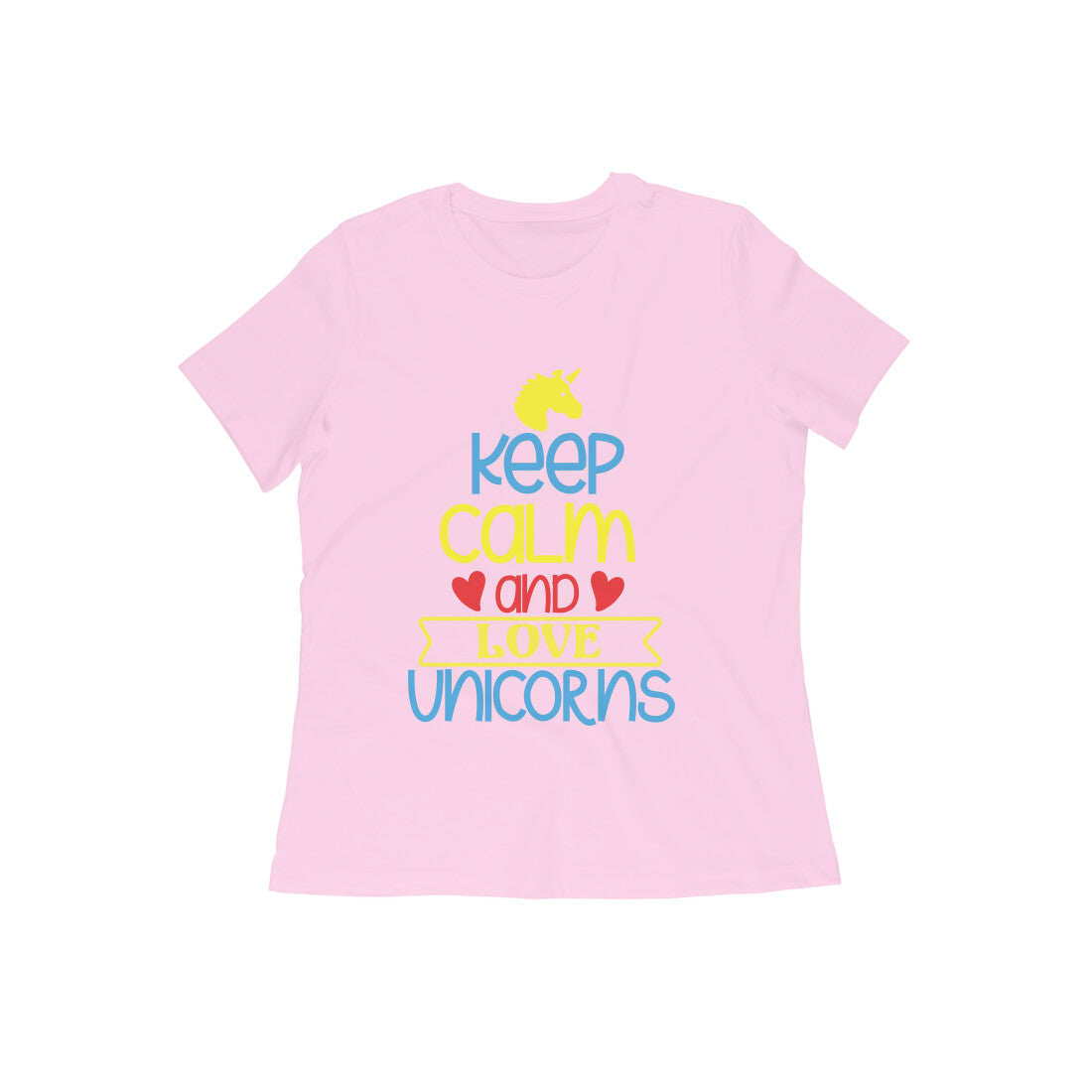 TNH - Women's Round Neck Tshirt - Unicorn Love