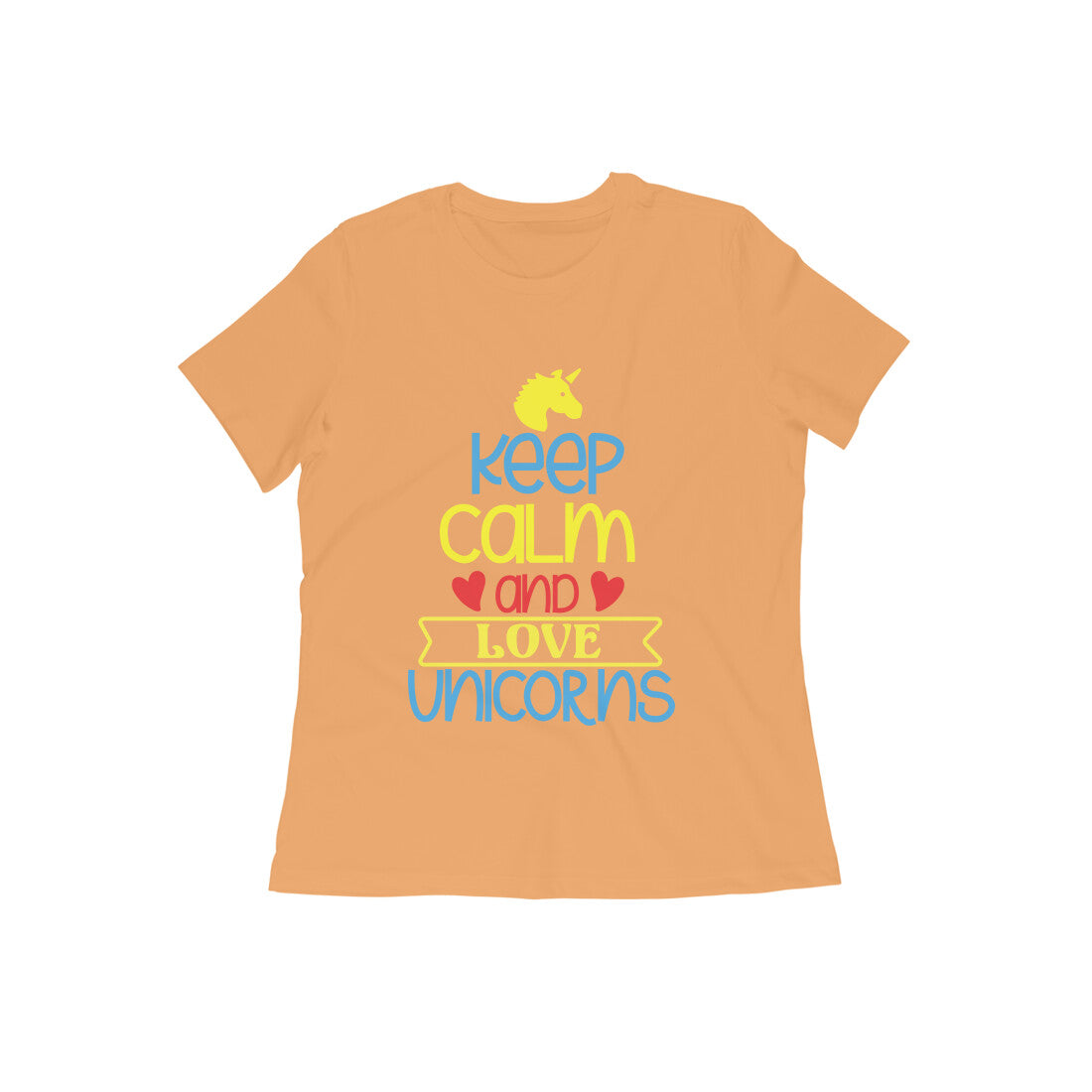 TNH - Women's Round Neck Tshirt - Unicorn Love