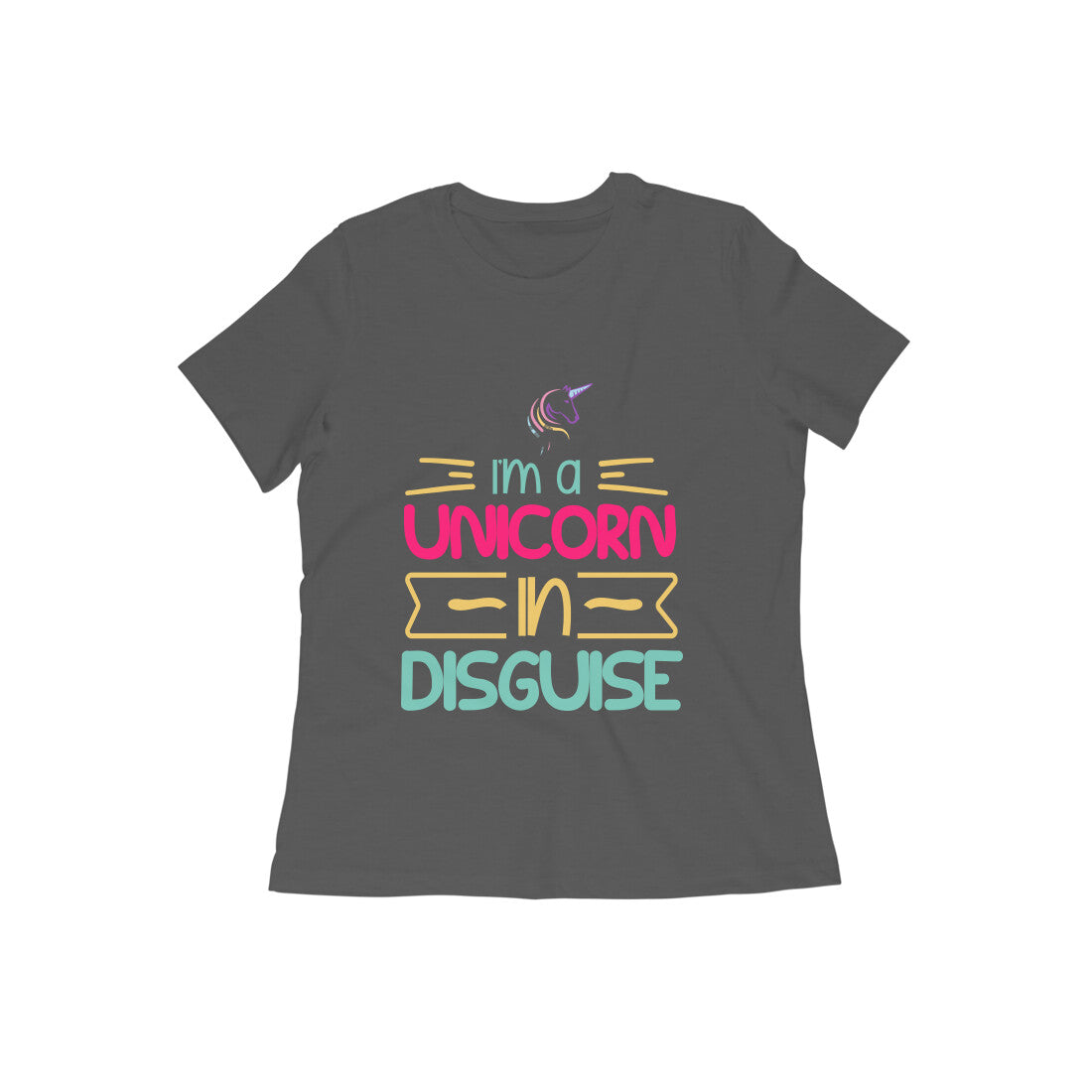 TNH - Women's Round Neck Tshirt - Unicorn Love