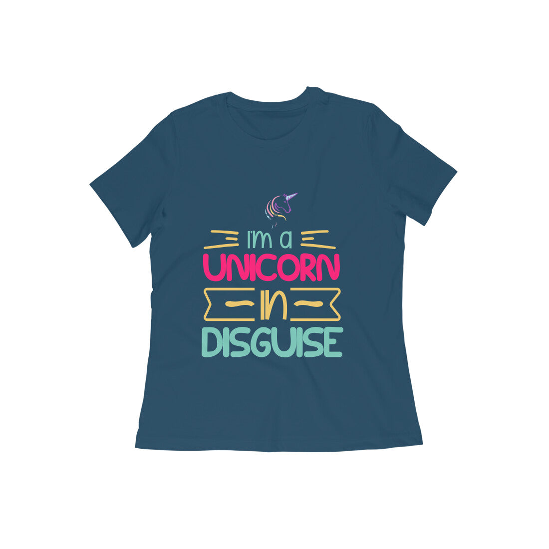 TNH - Women's Round Neck Tshirt - Unicorn Love