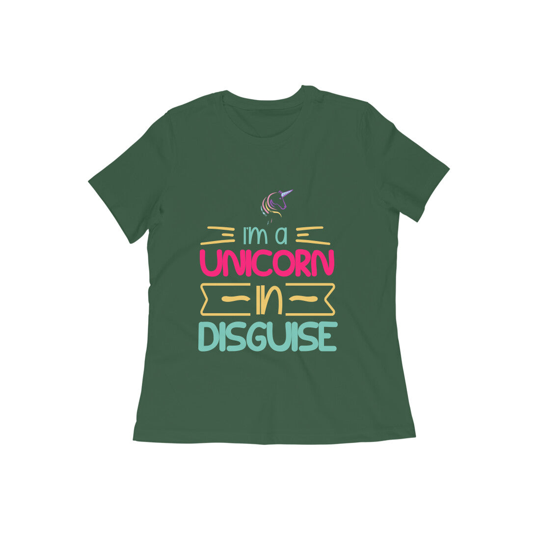 TNH - Women's Round Neck Tshirt - Unicorn Love