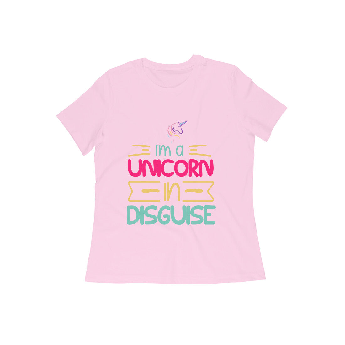 TNH - Women's Round Neck Tshirt - Unicorn Love