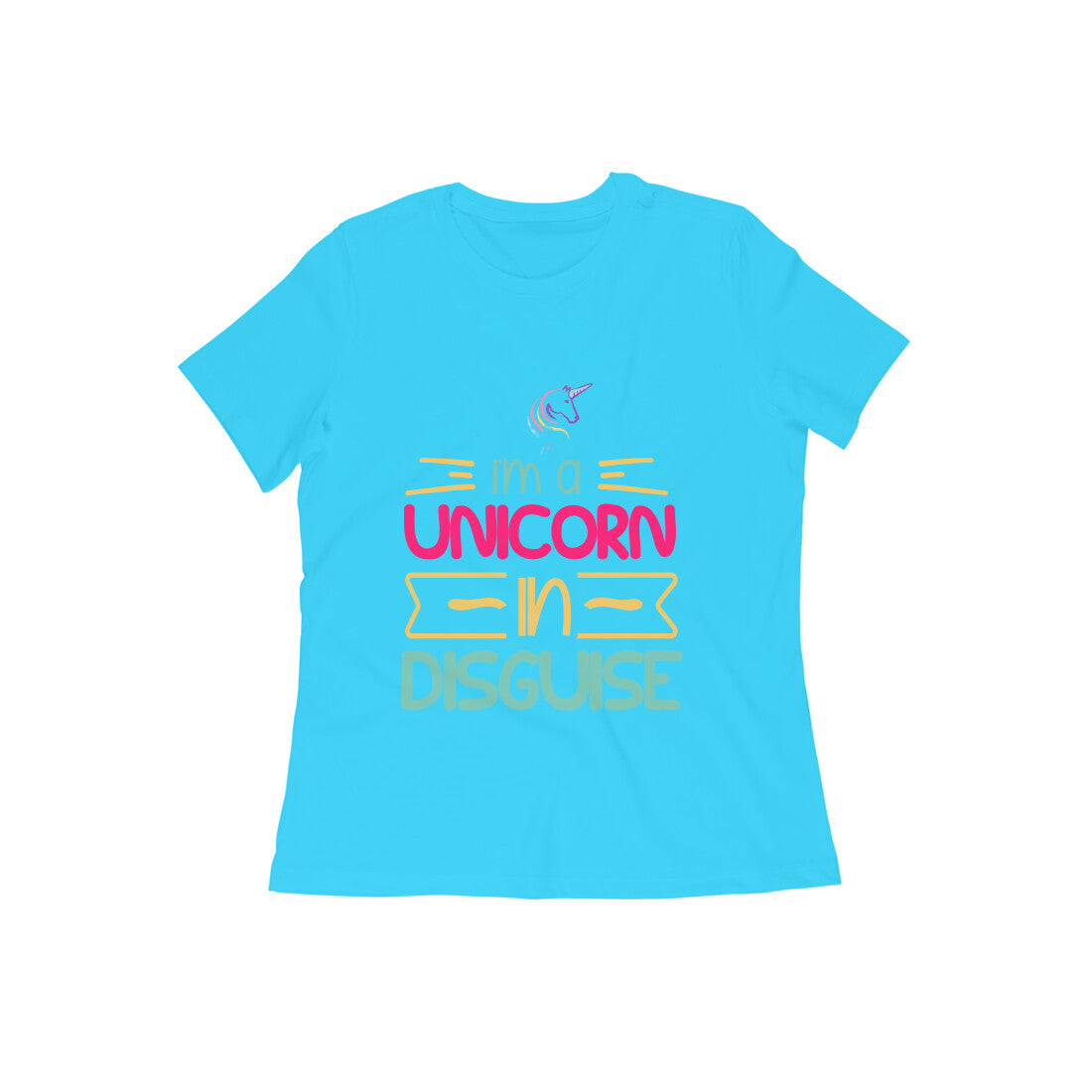 TNH - Women's Round Neck Tshirt - Unicorn Love
