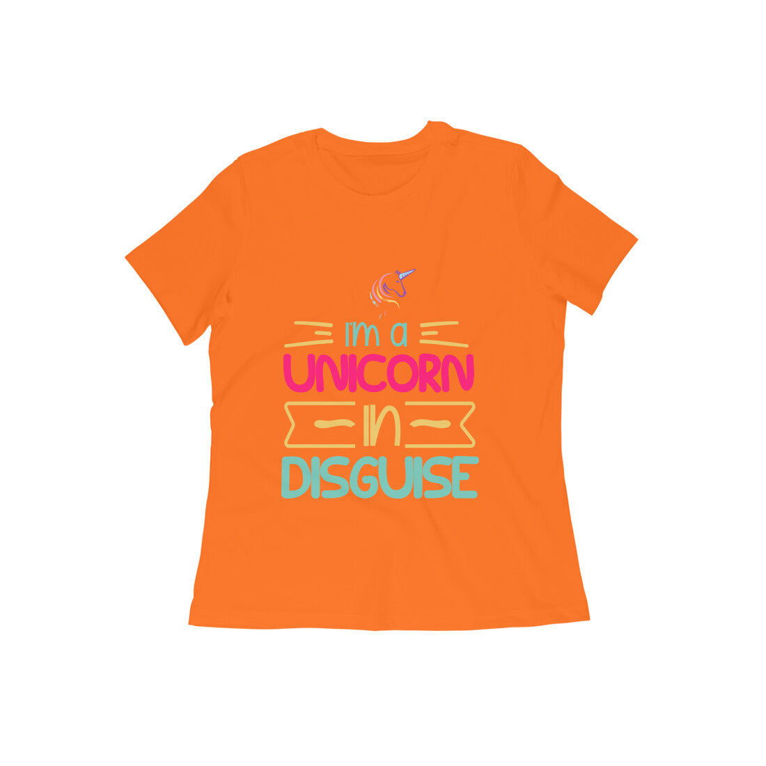 TNH - Women's Round Neck Tshirt - Unicorn Love