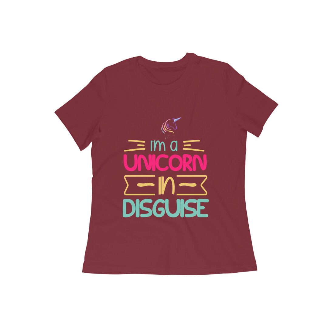 TNH - Women's Round Neck Tshirt - Unicorn Love