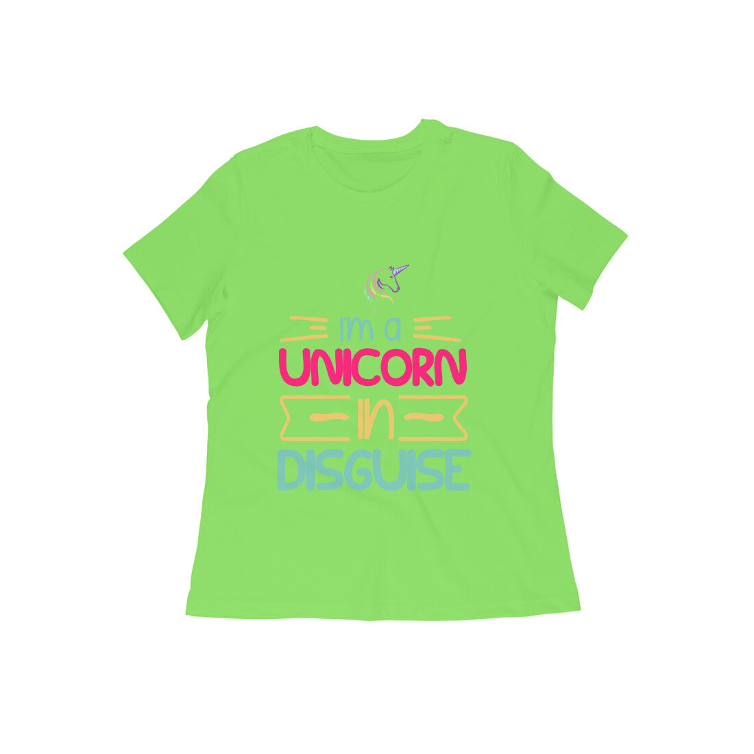 TNH - Women's Round Neck Tshirt - Unicorn Love