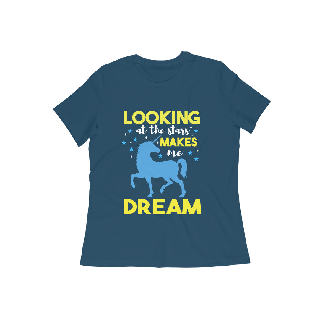 TNH - Women's Round Neck Tshirt - Unicorn Love