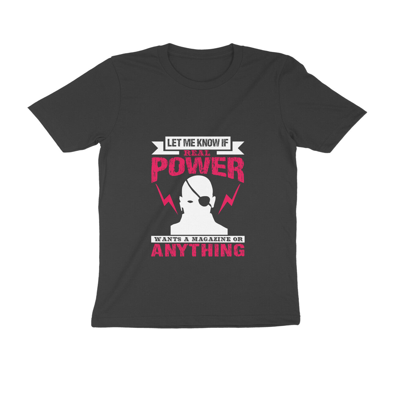 TNH - Men's Round Neck Tshirt - Nick Fury - Real Power