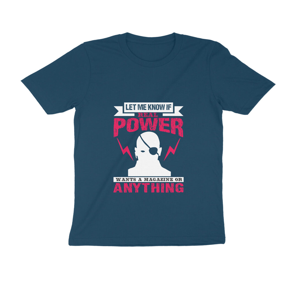 TNH - Men's Round Neck Tshirt - Nick Fury - Real Power
