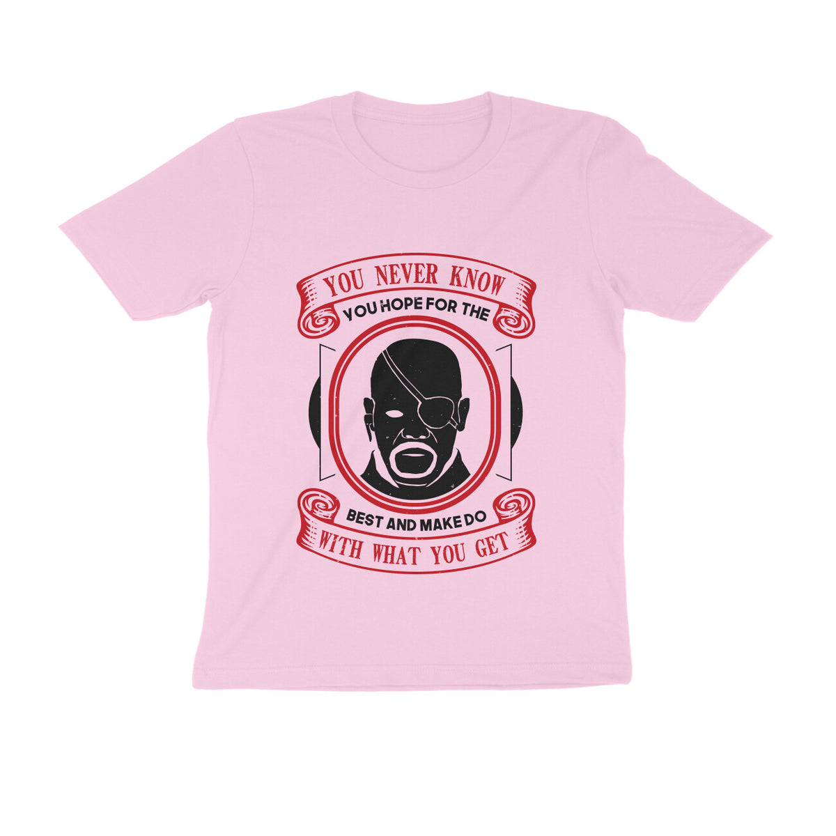 TNH - Men's Round Neck Tshirt - Nick Fury - What you Get