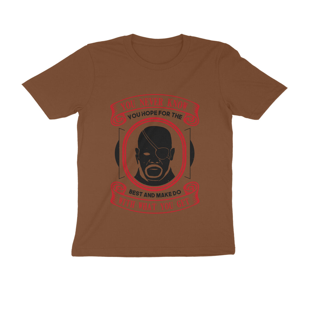 TNH - Men's Round Neck Tshirt - Nick Fury - What you Get