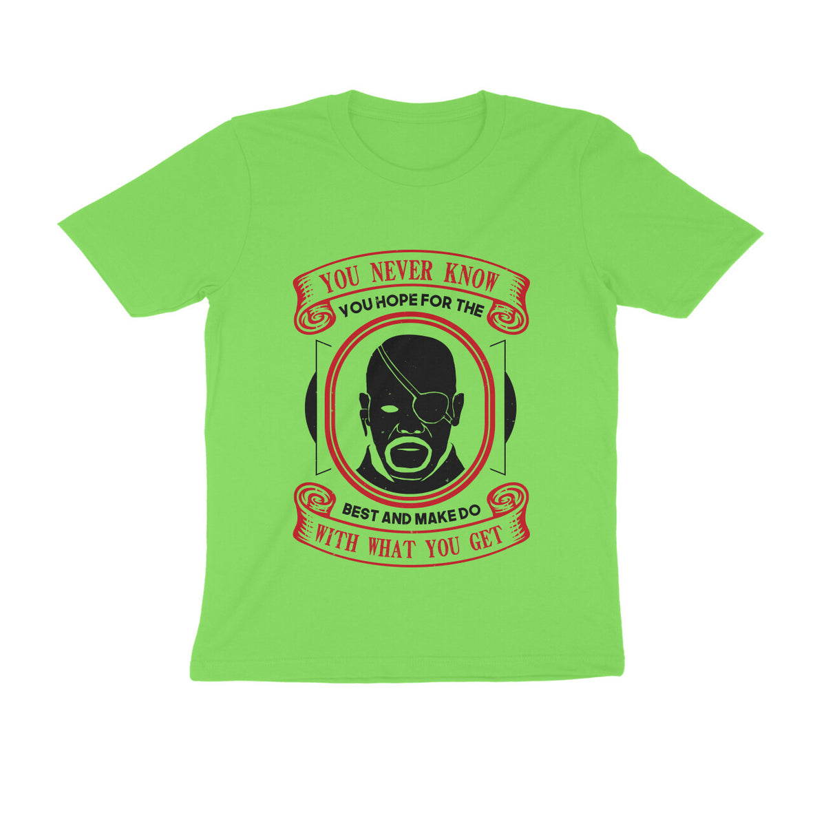 TNH - Men's Round Neck Tshirt - Nick Fury - What you Get
