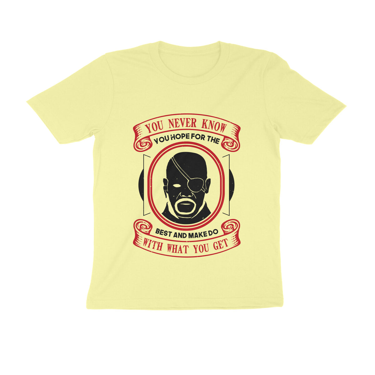 TNH - Men's Round Neck Tshirt - Nick Fury - What you Get