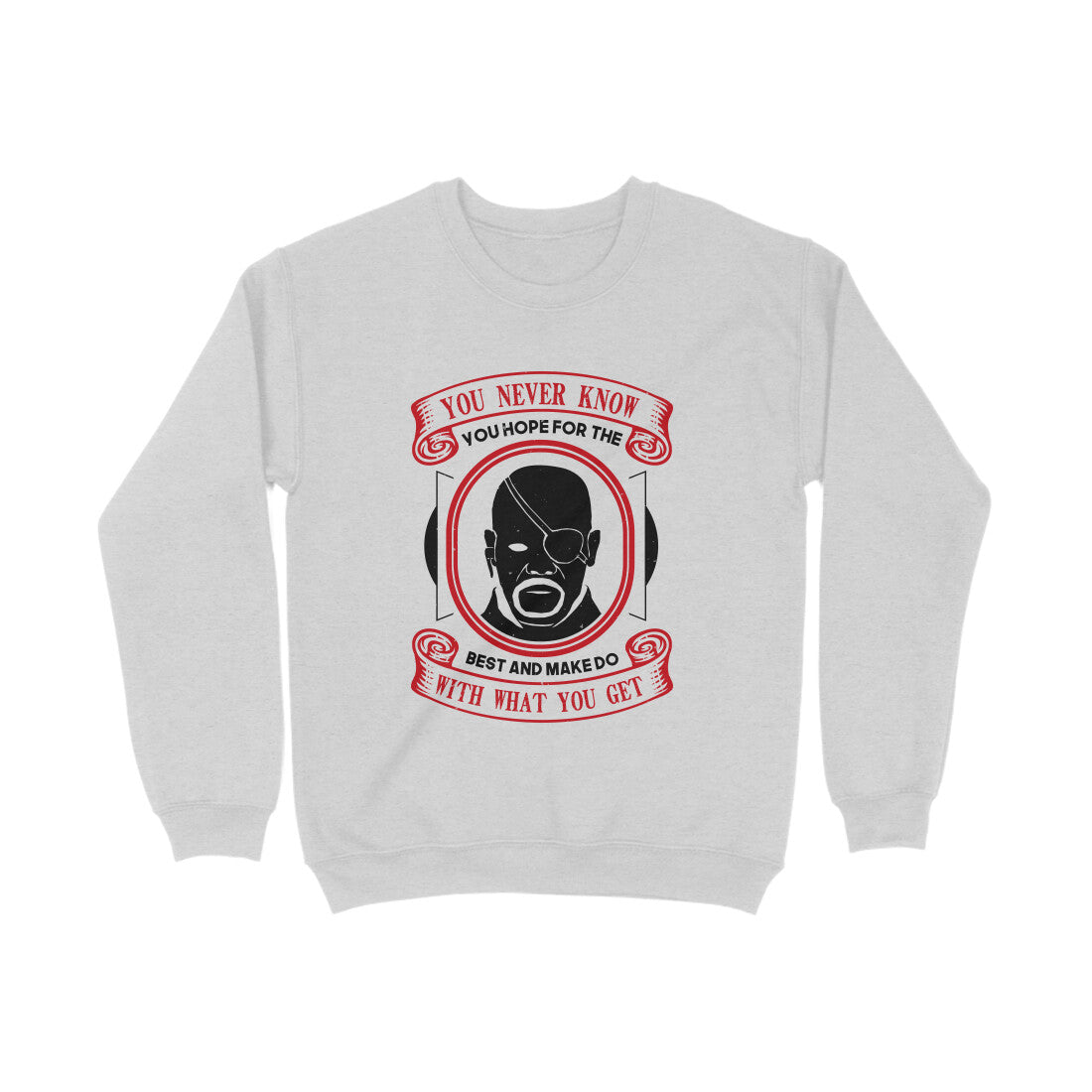 TNH - Sweat Shirt - Nick Fury - What you Get