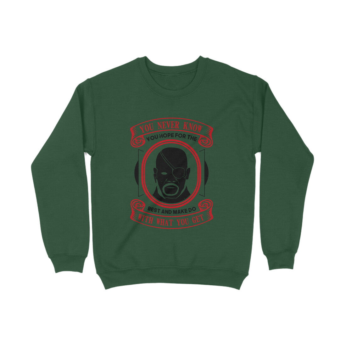 TNH - Sweat Shirt - Nick Fury - What you Get