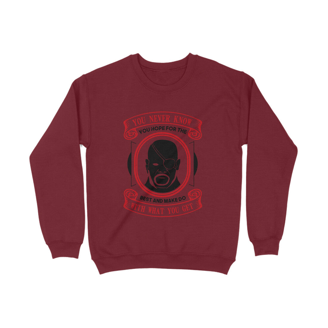 TNH - Sweat Shirt - Nick Fury - What you Get