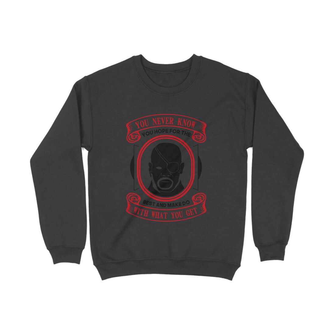 TNH - Sweat Shirt - Nick Fury - What you Get