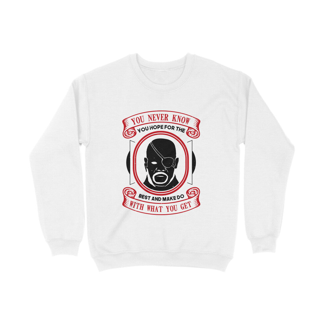 TNH - Sweat Shirt - Nick Fury - What you Get